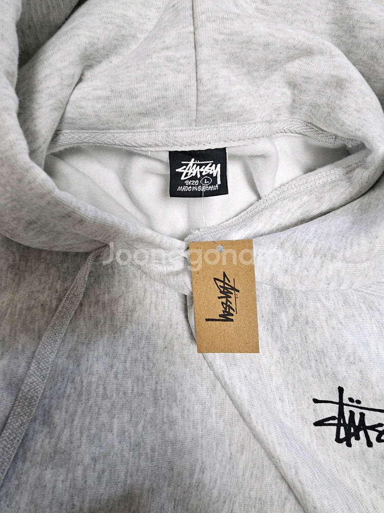 (새상품) 정품 스투시 기모 베이직 후디 L--2