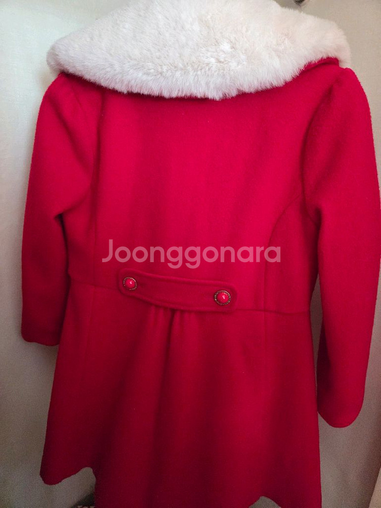 프렌치캣 여아 코트 레드 145--2