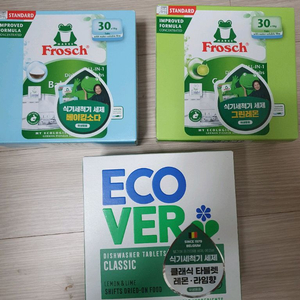 프로쉬 에코버 식기세척기 세제 식세기세제