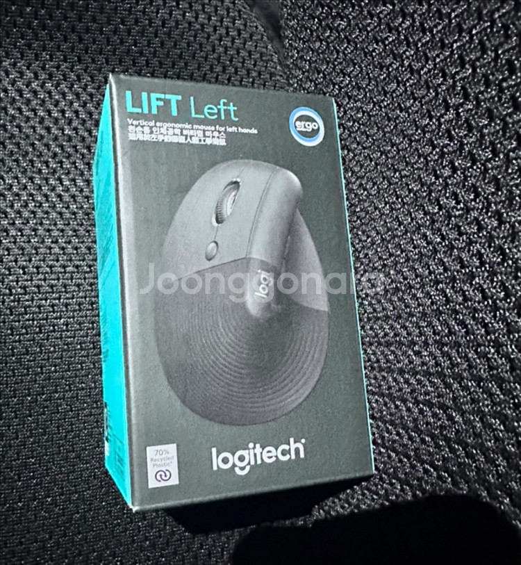로지텍 ergo LIFT Left 인체공학 무선 마우스--0