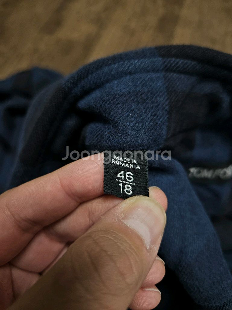 톰포드 플란넬 체크 셔츠--2