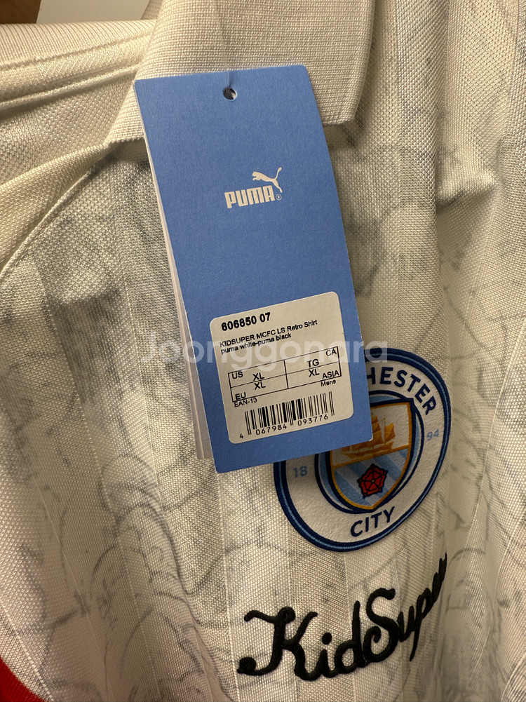 푸마 맨체스터 시티 X KIDSUPER 레트로 셔츠 L/S--1