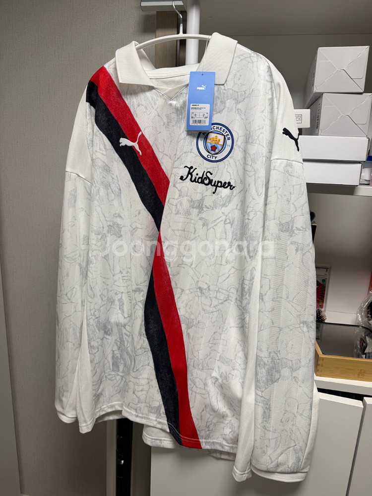푸마 맨체스터 시티 X KIDSUPER 레트로 셔츠 L/S--2