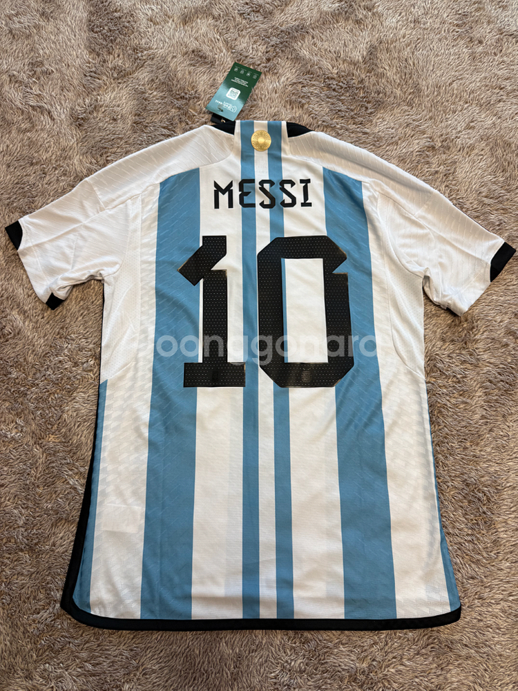 22-24 아르헨티나 홈 어센틱 No.10 메시--1