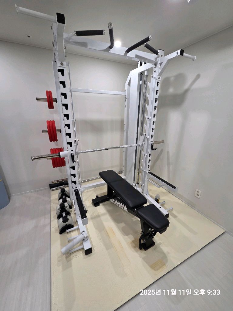 이글이글바디 파워 스미스머신 (샤크보다 상위) 파워랙 + 무게조절덤벨 +