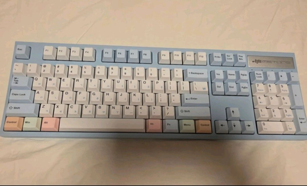 그루브스톤 GV10 블루 키캡 판매 이미지