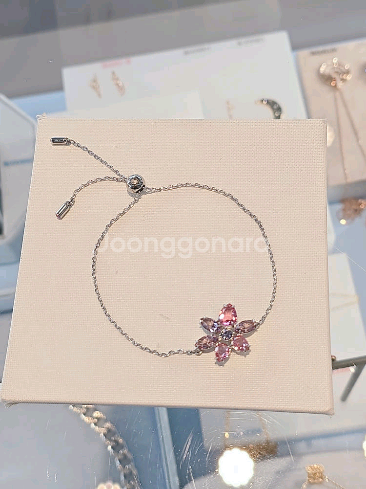 (새상품) 스와로브스키 팔찌--4