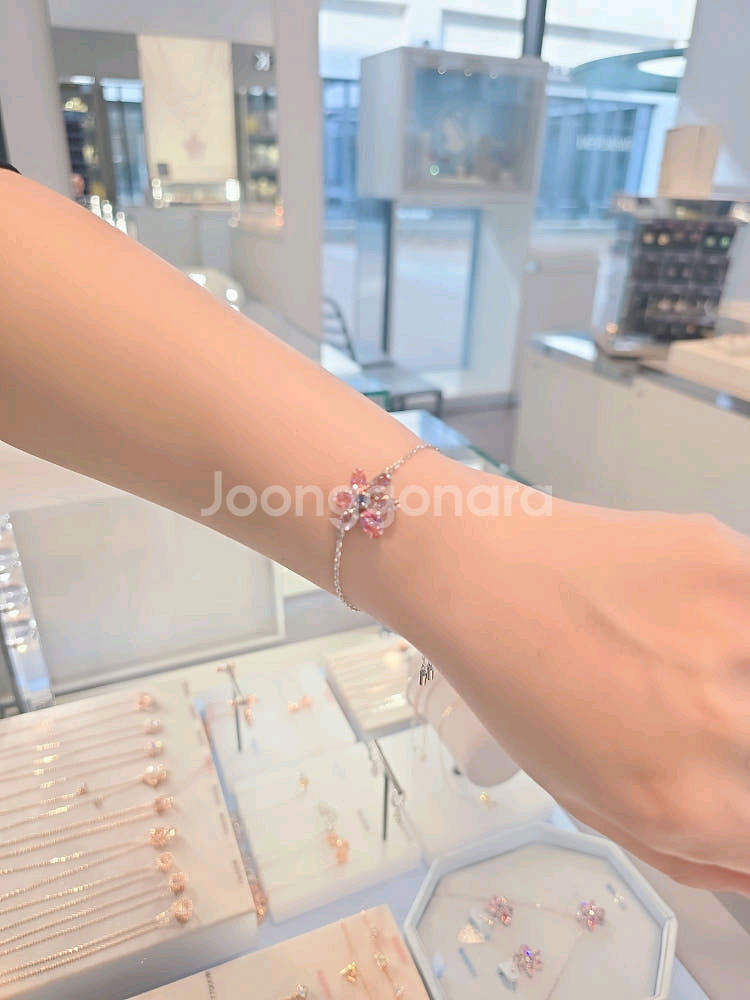 (새상품) 스와로브스키 팔찌--5