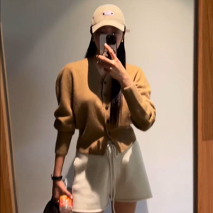 베이지 니트 가디건