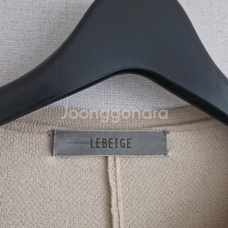 르베이지 니트 집업 자켓--2