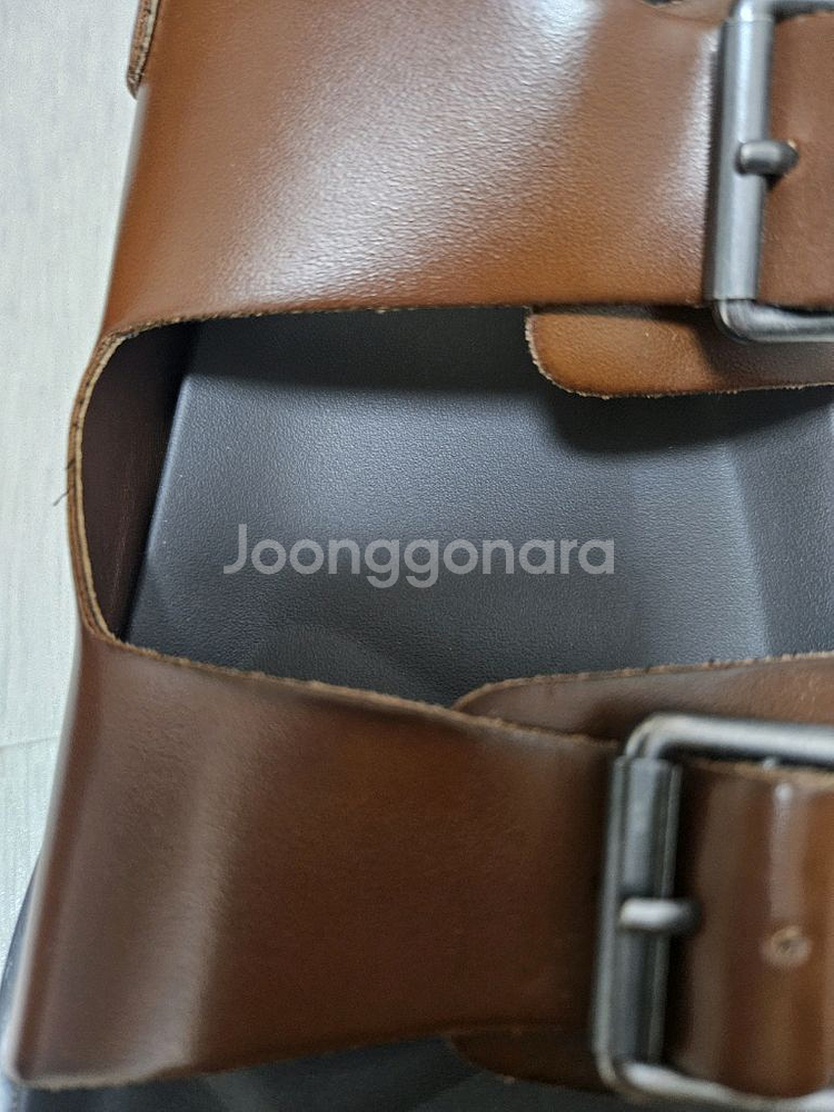 자라 zara 다크브라운 샌들 신발 38 240~245 미사용 새상품 편의점 반값 택포 27000원--3