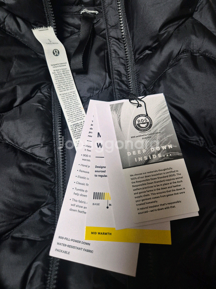 룰루레몬 퀼팅 패딩 점퍼--2