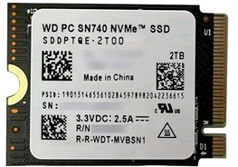 WD PC SN740 NVMe SSD 2TB / 2230--0