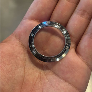 오메가 문워치 씨스루 케이스백