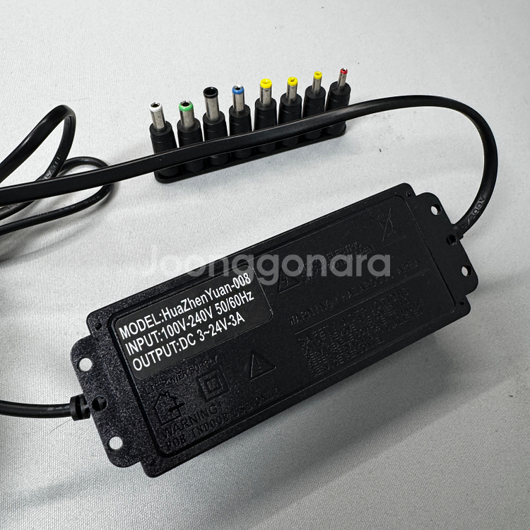 전압 조절 AC/DC 전원 어댑터 팝니다.--1