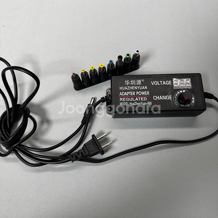 전압 조절 AC/DC 전원 어댑터 팝니다.--0