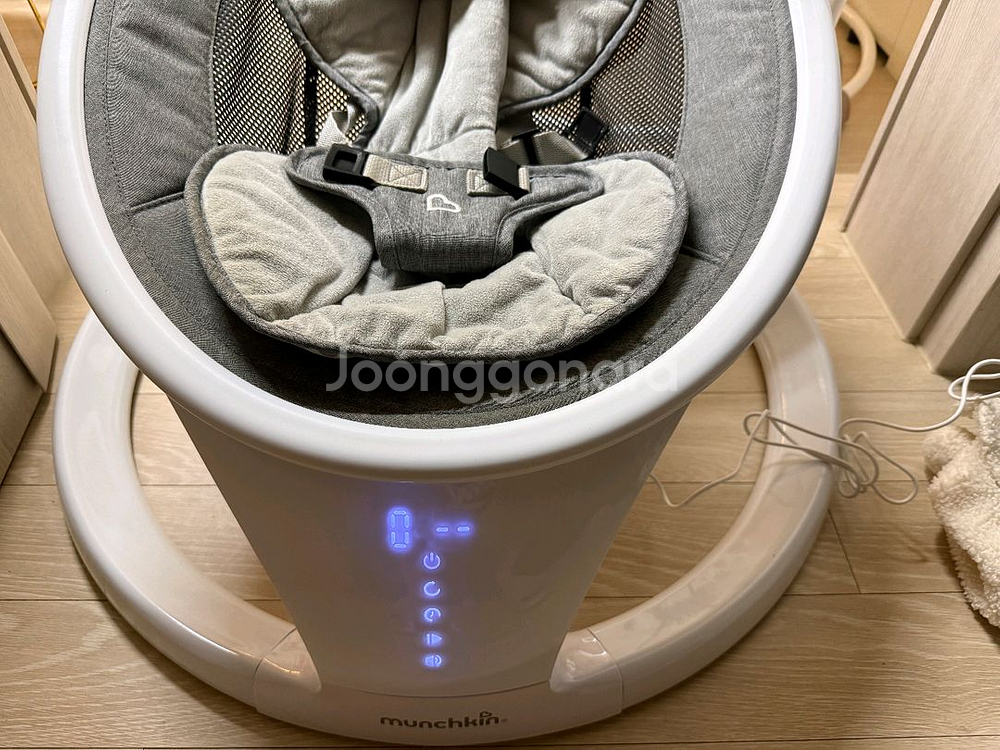 먼치킨 블루투스 아기 바운서--2