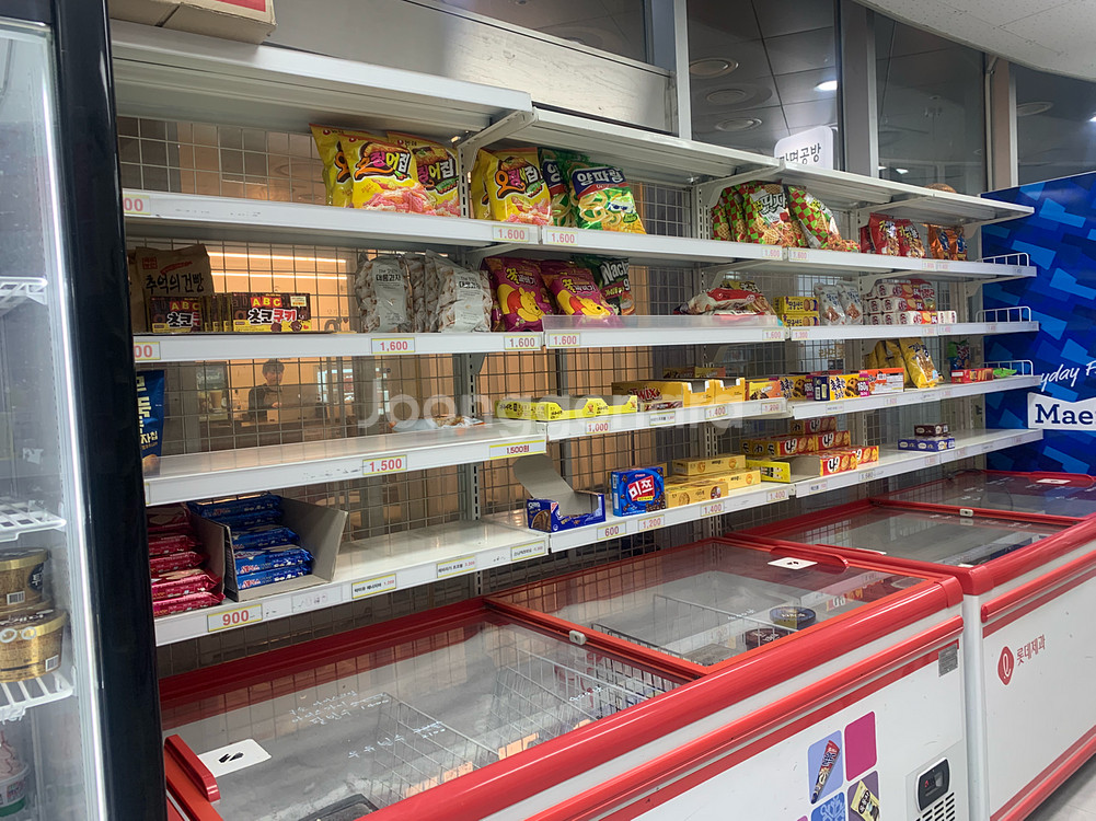 무인편의점 집기류일괄무인아이스크림 양문형냉장고1대포함곤도라렉선반 진열대 세트--2