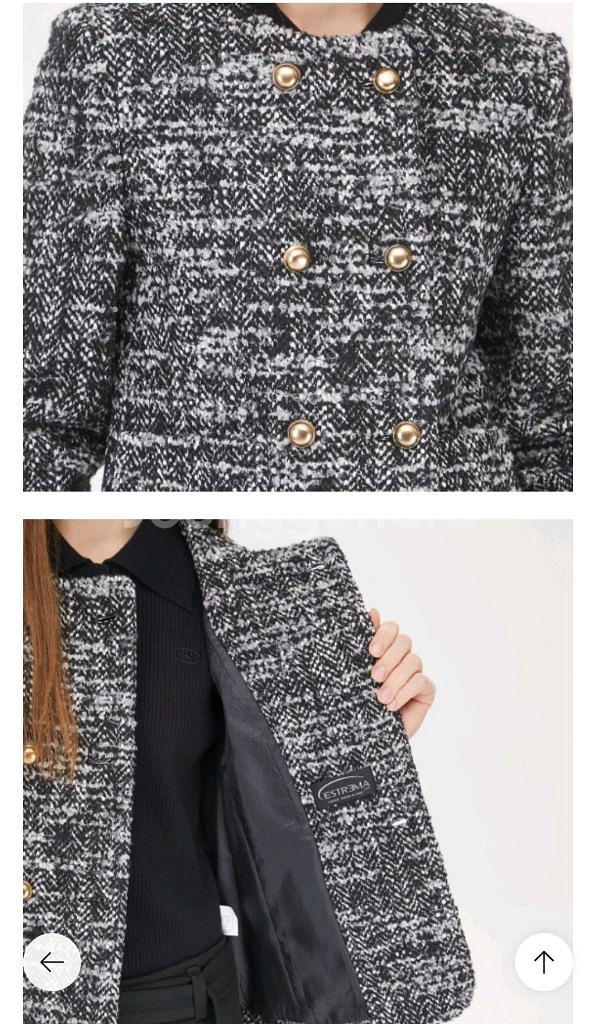 시슬리 부클 트위드 자켓ㅡ새상품--5