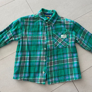 아이러브제이 체크패턴 셔츠 110사이즈