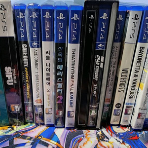 PS4 게임 타이틀 모음