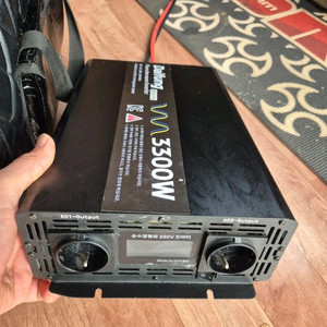 경기캔 인산철파워뱅크230a + 순수정현파3300w 2구220v 인버터