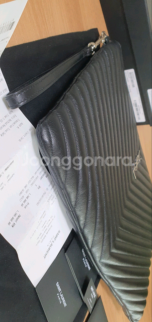 입생로랑 생로랑 클러치백 라지 새상품급 정품(영수증O)구찌프라다루이비통디올고야드샤넬셀린느보테가--6