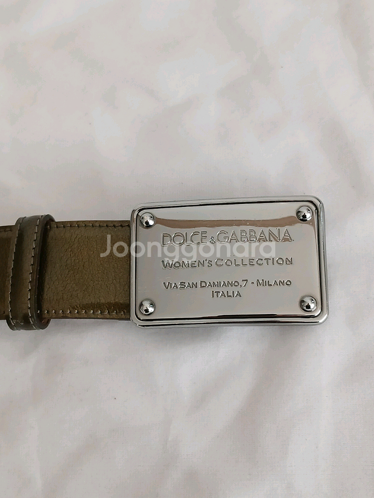 돌체앤가바나 여성 가죽벨트 정품입니다--5