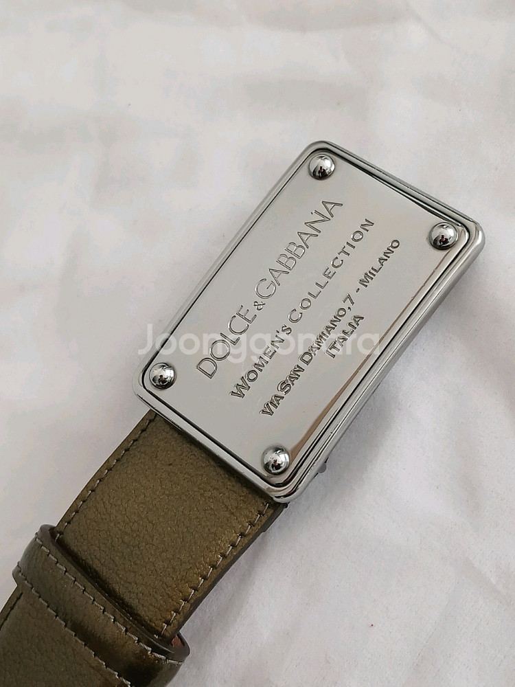 돌체앤가바나 여성 가죽벨트 정품입니다--7