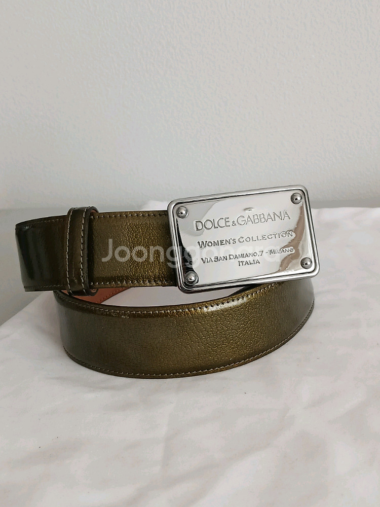 돌체앤가바나 여성 가죽벨트 정품입니다--8
