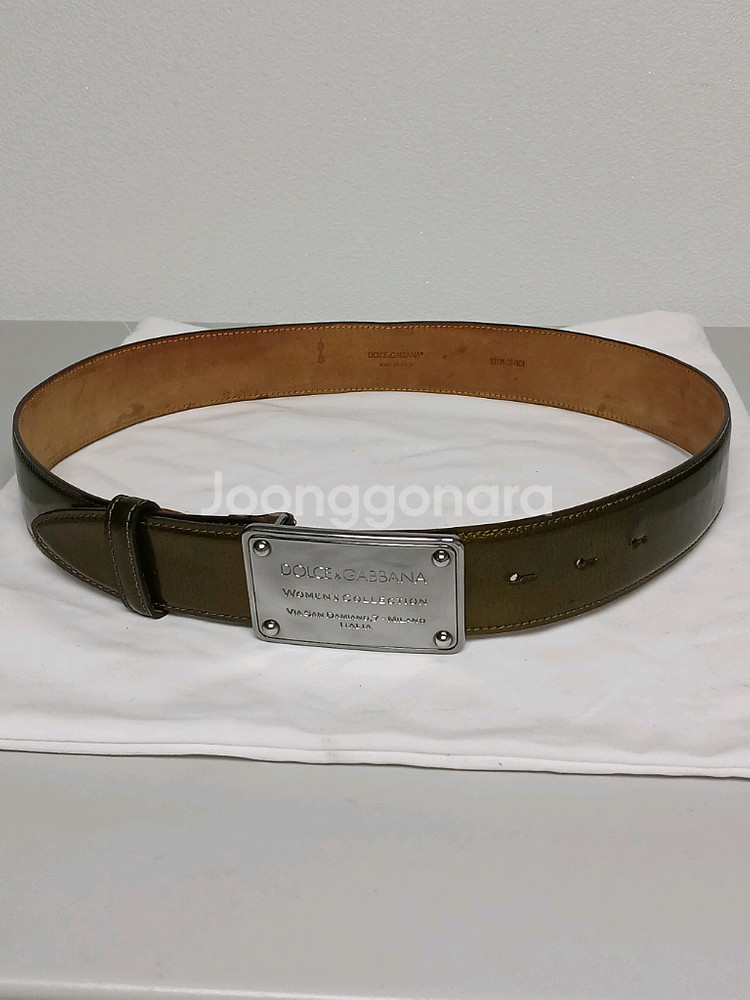 돌체앤가바나 여성 가죽벨트 정품입니다--9