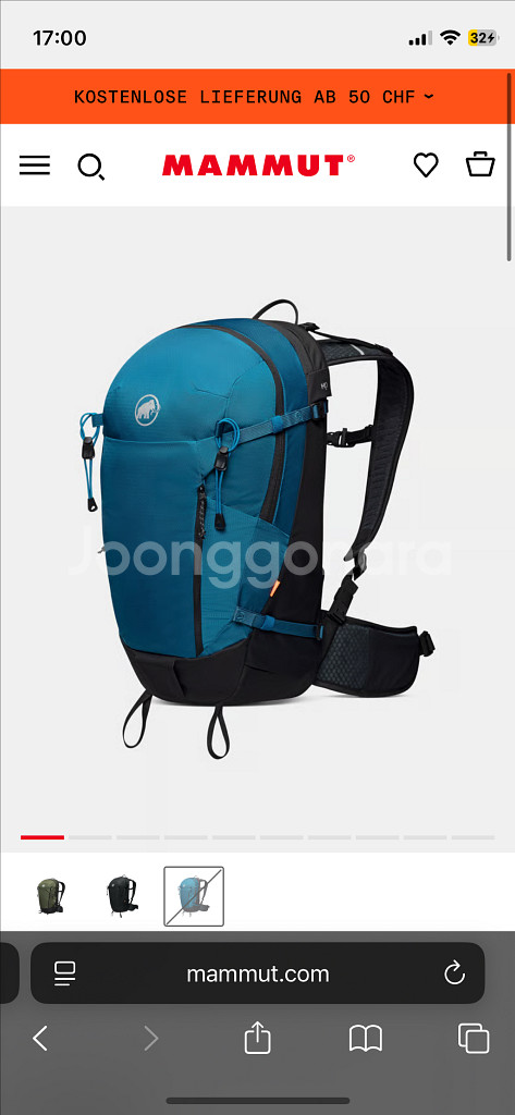 마무트 리튬25 배낭--0