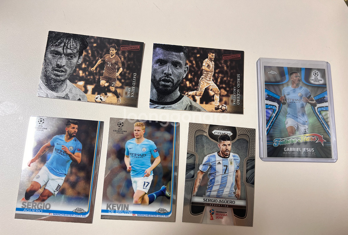 맨시티 축구카드 세트--0