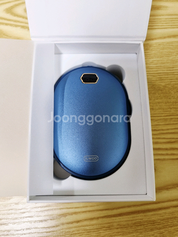 일우 핸들러 LED 손난로 보조배터리 네이비 새제품(미사용)--2