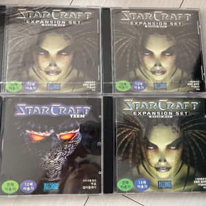 고전게임 배틀넷 스타크래프트 확장팩 4종 세트