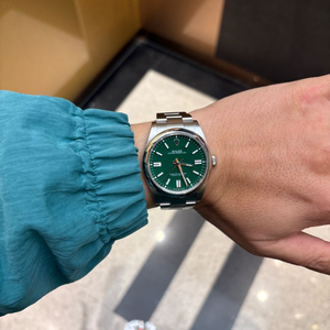 롤렉스 오이스터 퍼페츄얼 오피41 그린