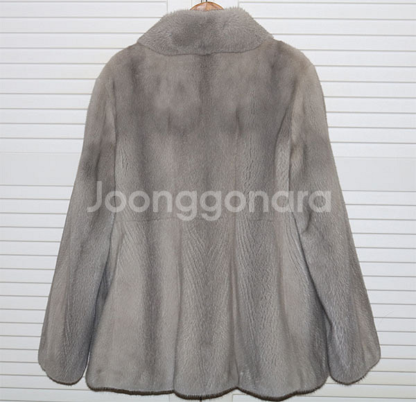 진도모피 밍크 코트--1