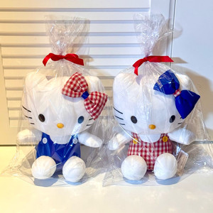 2개1.5만) 산리오 체크 헬로키티 봉제인형 새상품