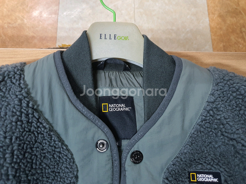 NATIONAL GEOGRAPHIC 내셔널 지오그래픽 라운드카라 뽀글이 봄버--2