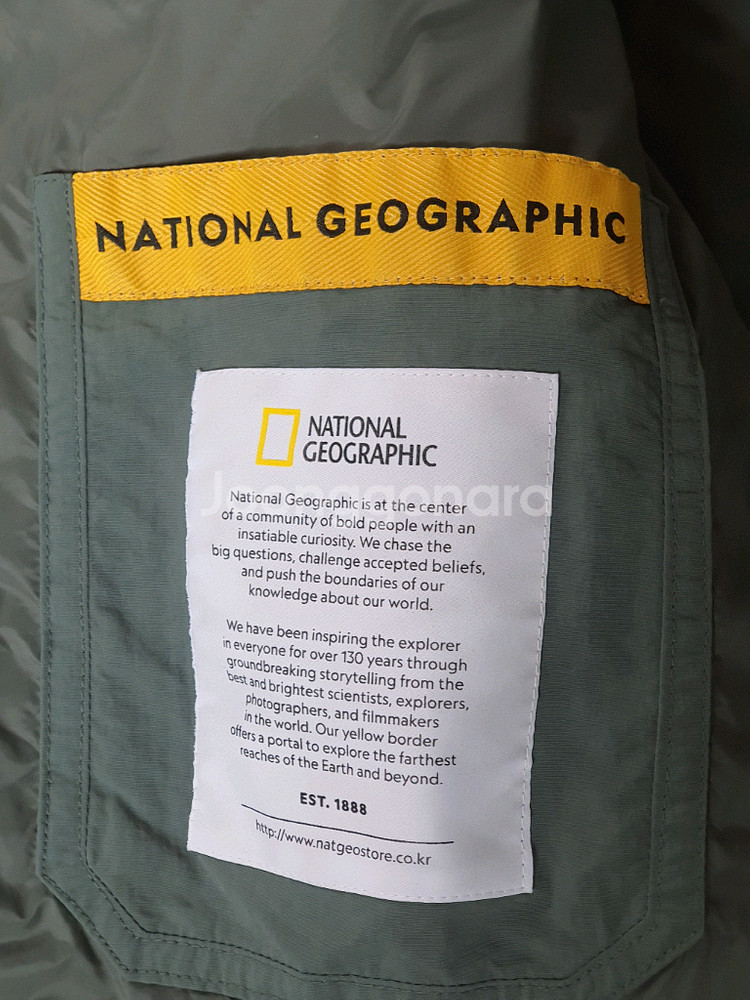 NATIONAL GEOGRAPHIC 내셔널 지오그래픽 라운드카라 뽀글이 봄버--6