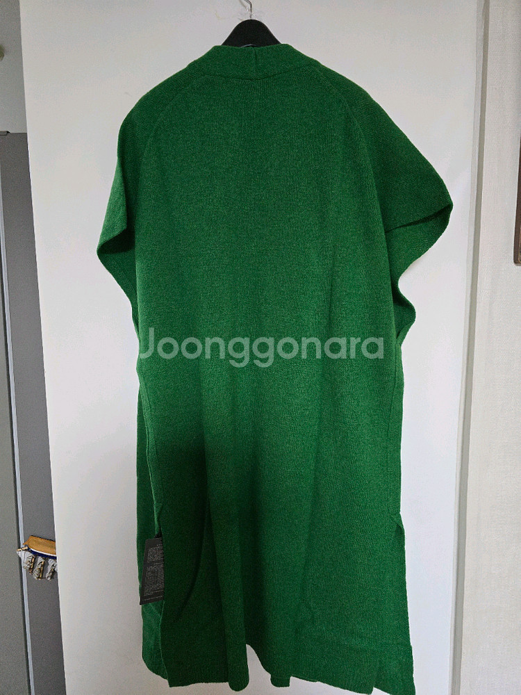 (새상품)메리노울 가디건+벨트포함/66--2