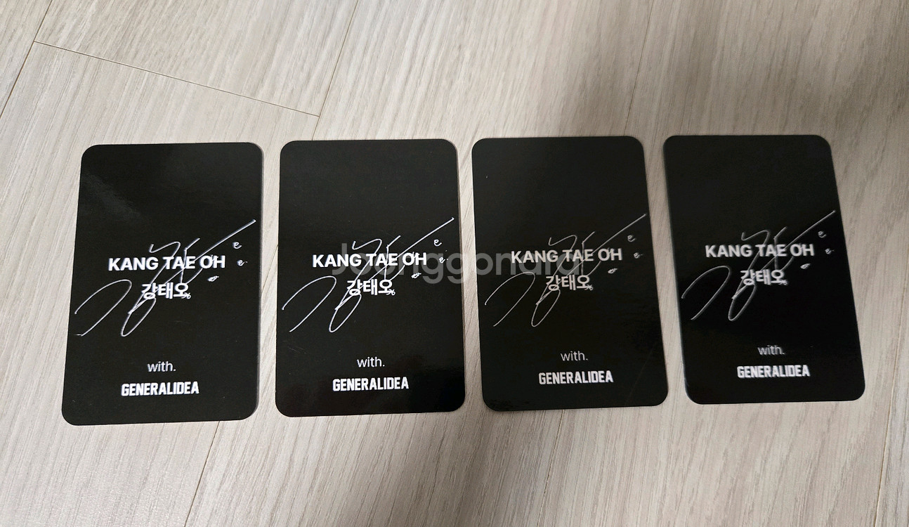 강태오 포토카드 4장 일괄--1