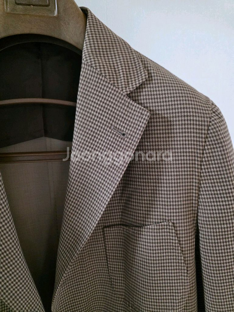 소버린 베이지x브라운 건클럽 체크 스포츠코트 / (라르디니 볼리올리 루비암 링자켓 빔즈)--1
