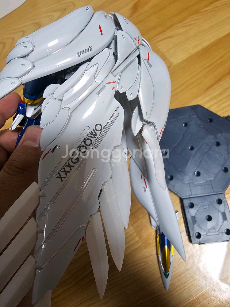 건담 프라모델 mg 윙 제로 버카 티타늄 피니쉬 가조립--5