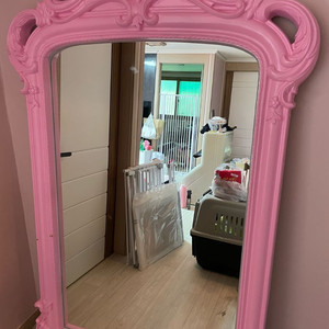 핑크엔틱전신거울