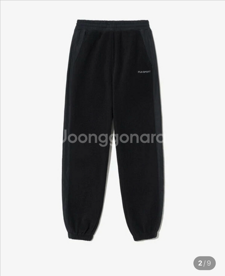 휠라키즈 후리스 조거팬츠 130--1