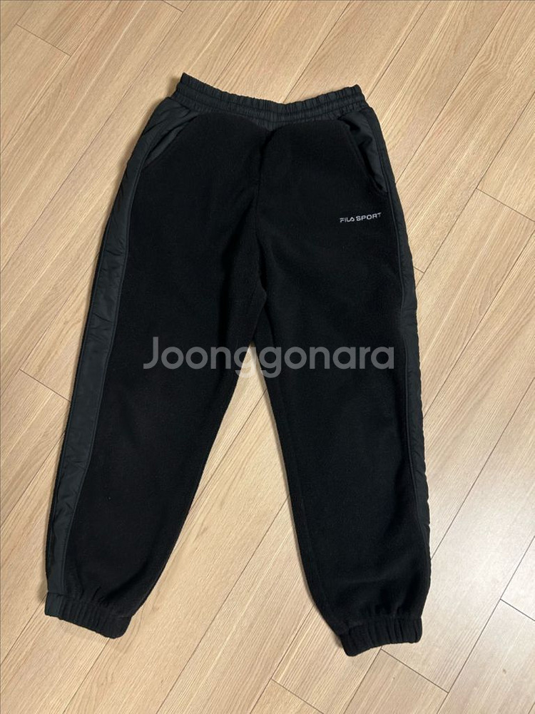 휠라키즈 후리스 조거팬츠 130--5