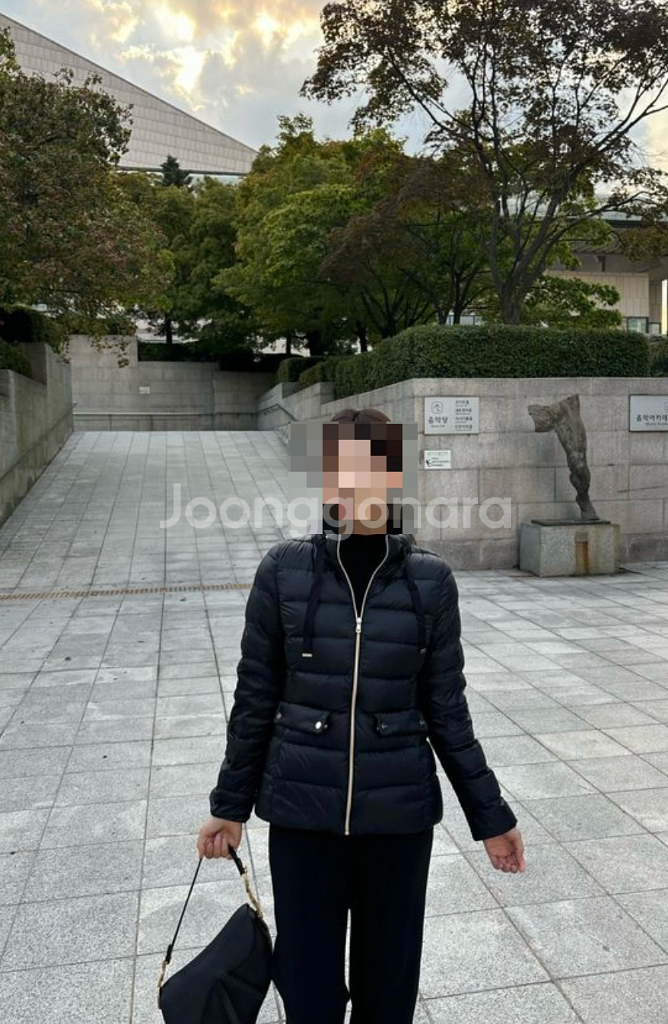 클라비스 여성 패딩 점퍼 블랙 (오리털 경량)--6