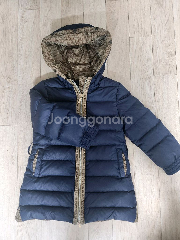 한글텍.정품) 4A 펜디키즈 구스패딩점퍼--0