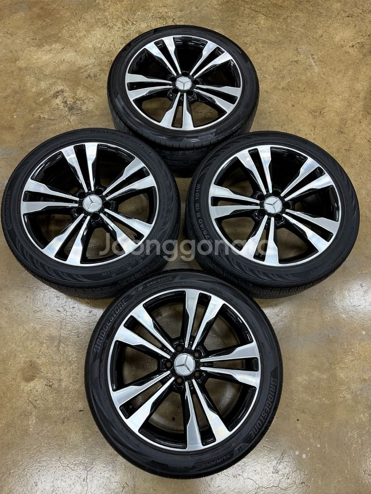 벤츠 S클래스 19인치 정품 휠타이어 팝니다--5